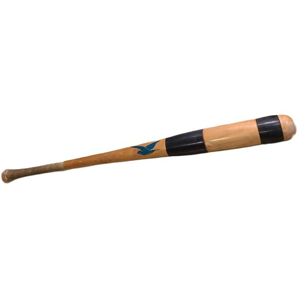 Dove Tail Wood Bat 33" . Black Rubber Strip Accents - Picture 1 of 10